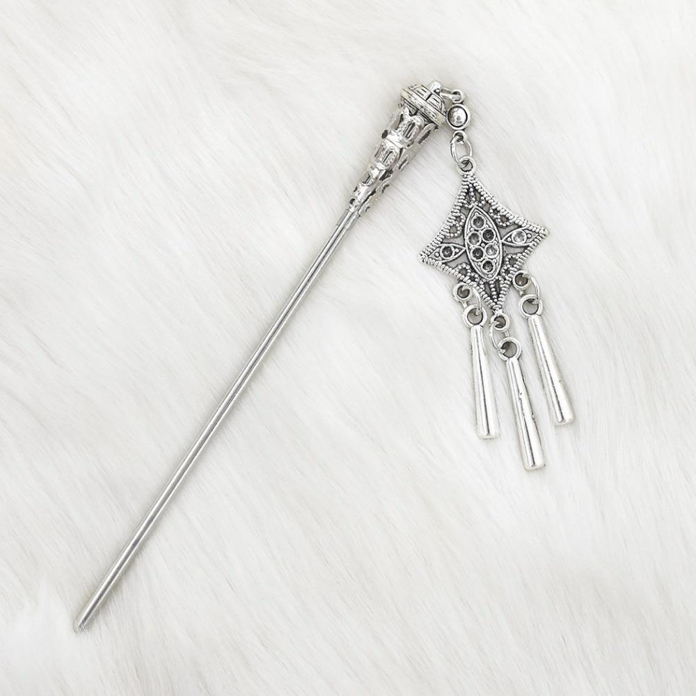 Vintage Style Ethnic Hair Stick - Floral Fawna