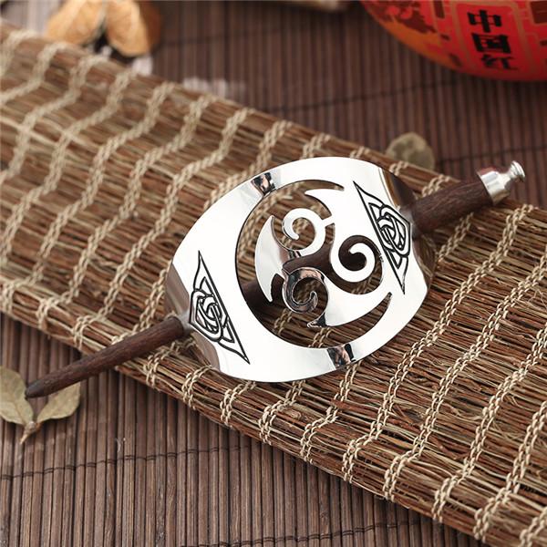 Vintage Style Ethnic Patterns Hair Barrette - Floral Fawna