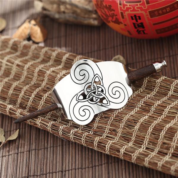 Vintage Style Ethnic Patterns Hair Barrette - Floral Fawna