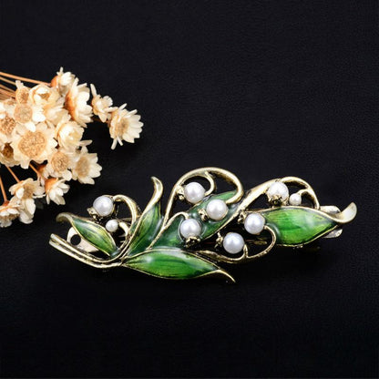 Lily Of The Valley Hair Clip - Floral Fawna