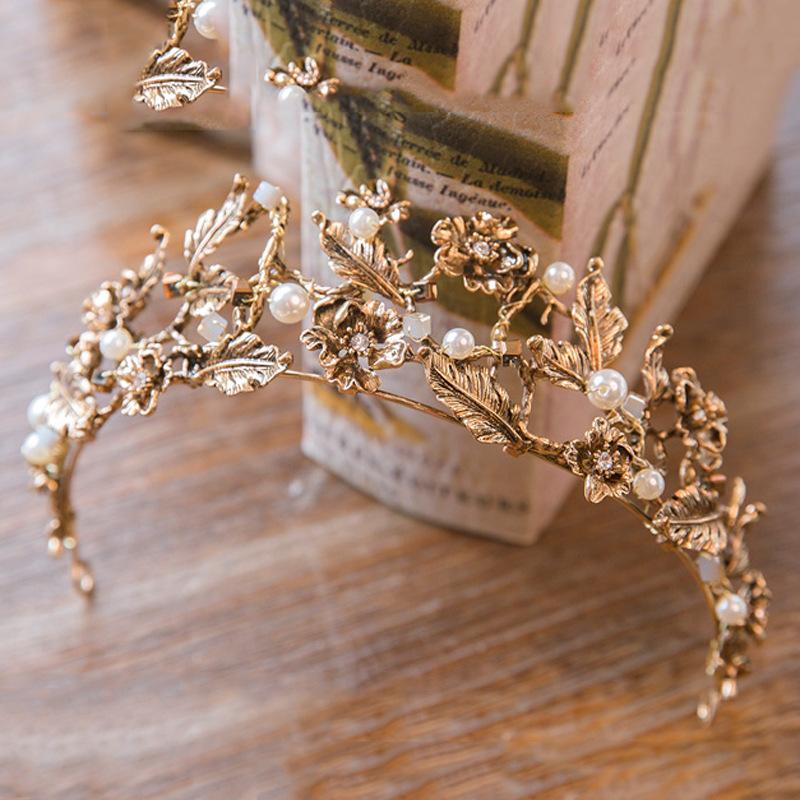 Vintage Style Vine Tiara Headband - Floral Fawna