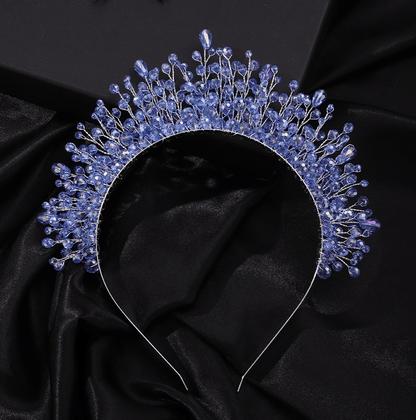 Statement Gem Tiara - Floral Fawna