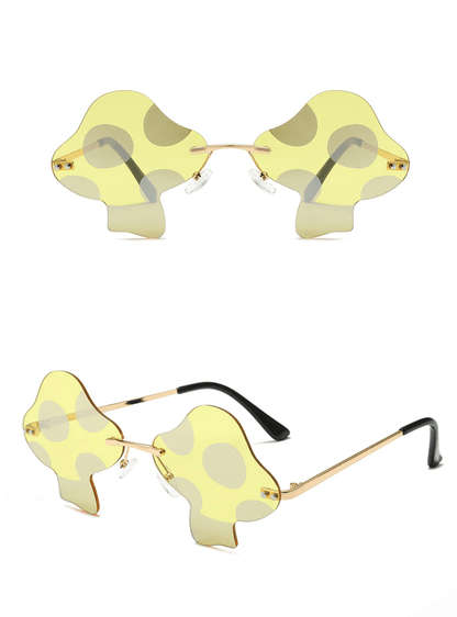 Festival Mushroom Sunglasses - Floral Fawna