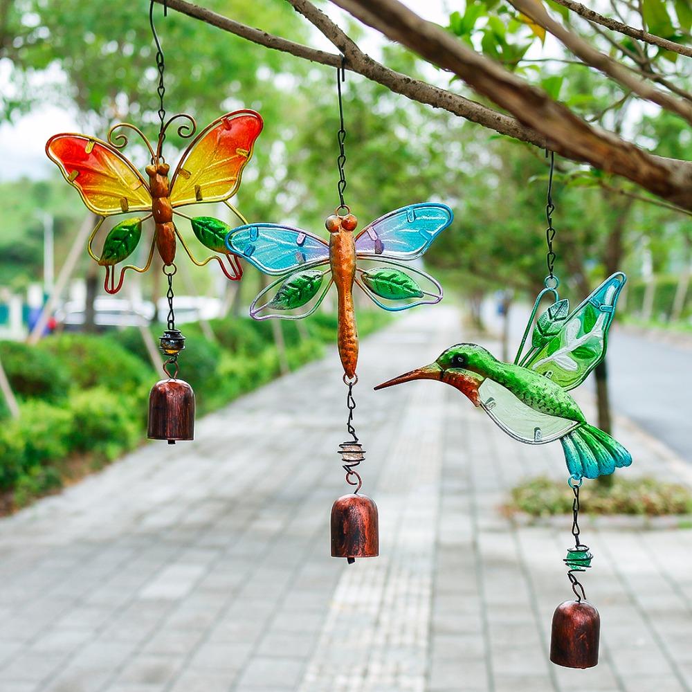 Handmade Hanging Animals Wind Chime - Floral Fawna