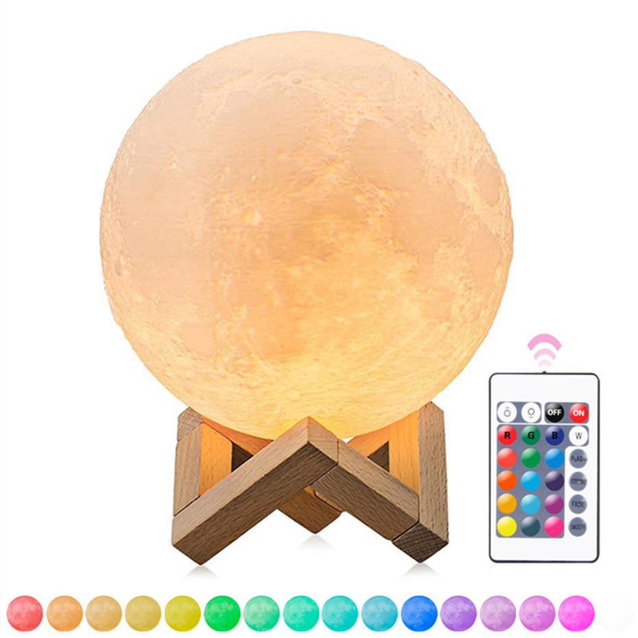 Luna - The Enchanting Moon Lamp - Floral Fawna