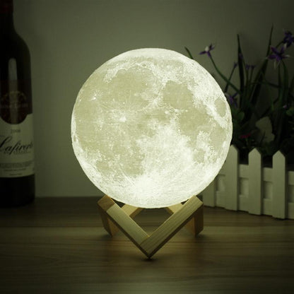 Luna - The Enchanting Moon Lamp - Floral Fawna