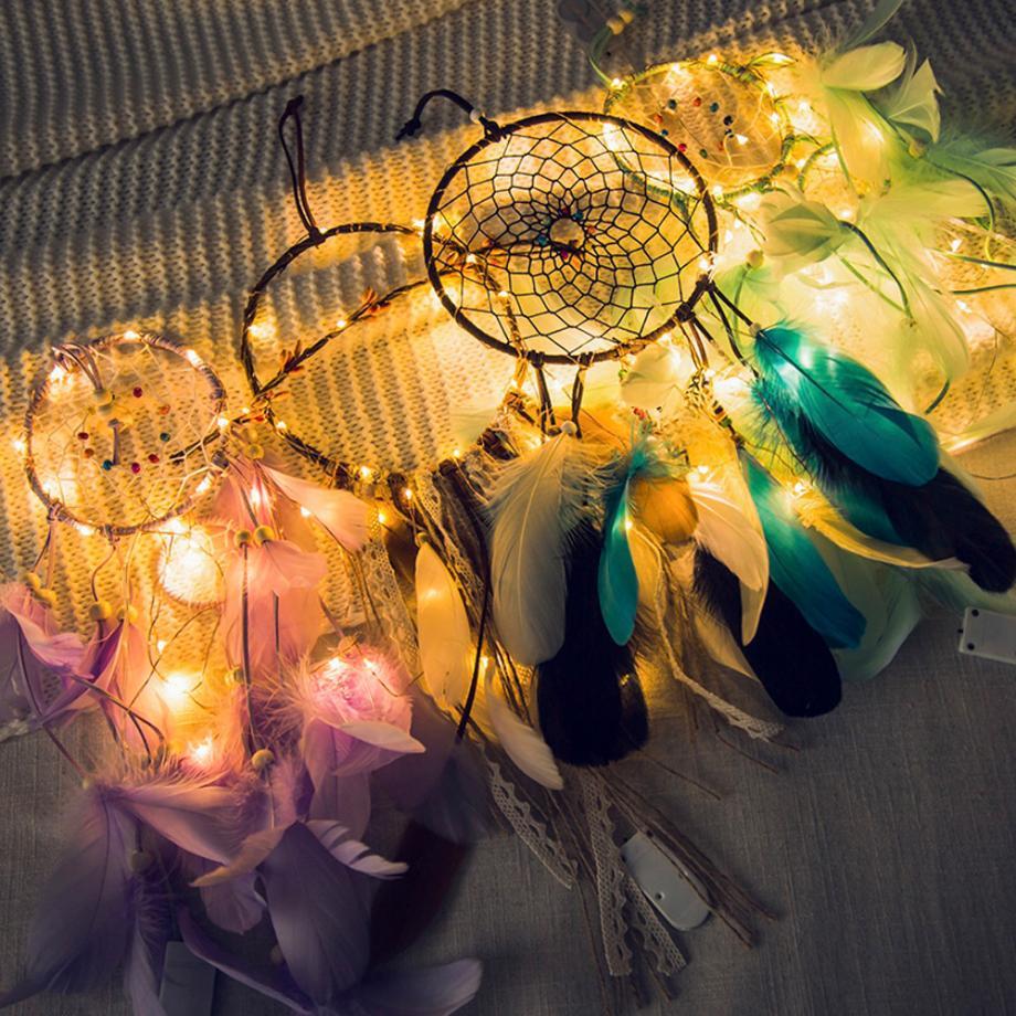 Magical Lights Dream Catcher - Floral Fawna