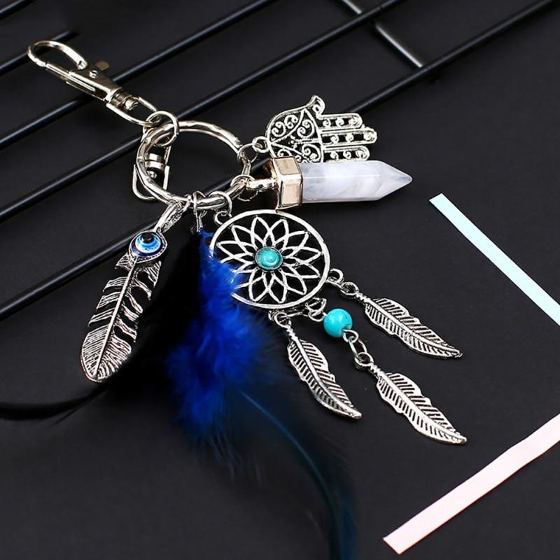 Mystical Dream Catcher Keychain - Floral Fawna