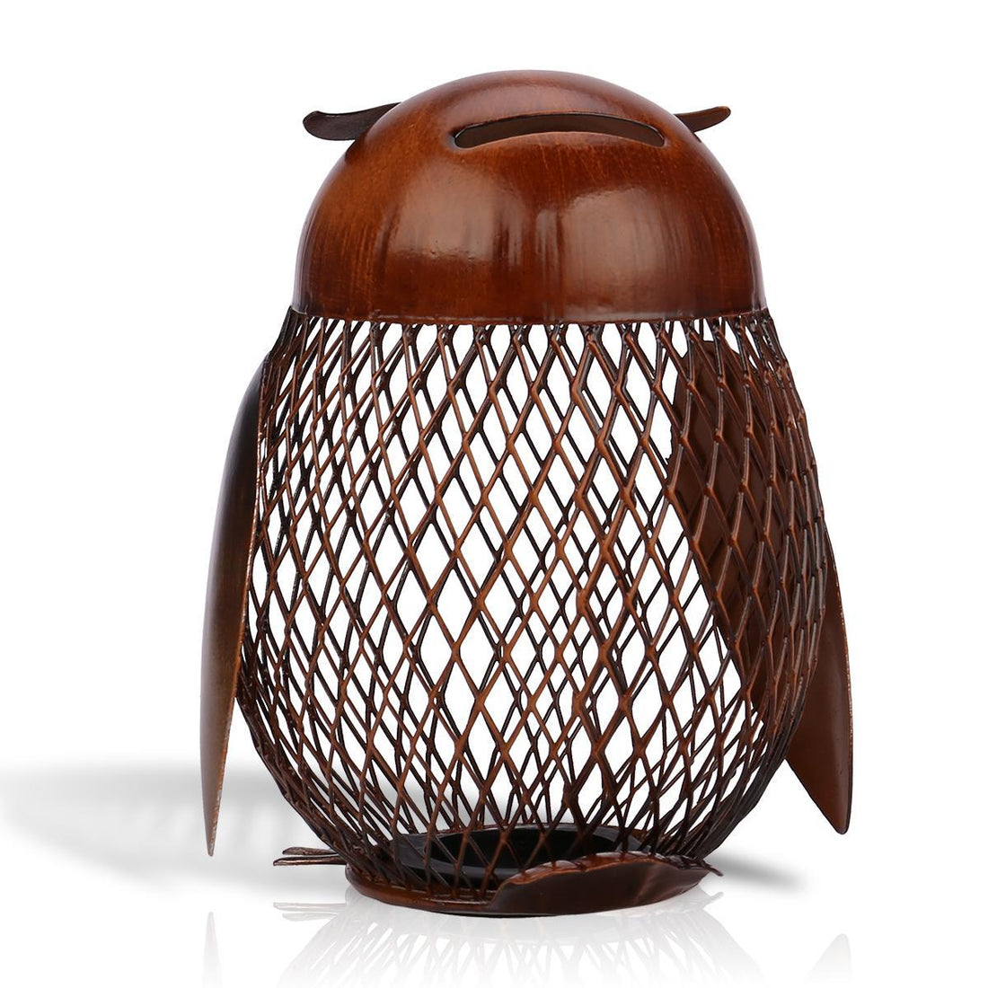 Owl Coin Bank Home Decor - Floral Fawna