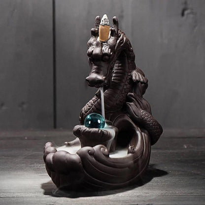 The Dragon Oracle Incense Burner - Floral Fawna