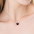 Blue Sand Crystal Cosmos Necklace - Floral Fawna