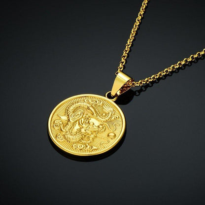 Chinese Zodiac Dragon Necklace - Floral Fawna