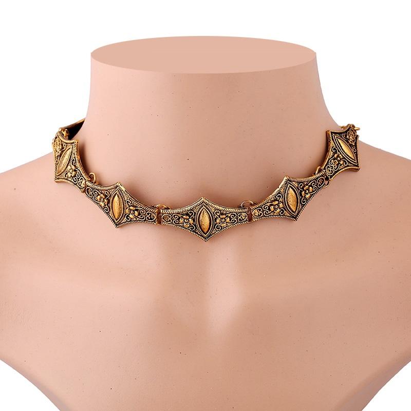 Dragon Warrior Gothic Style Necklace - Floral Fawna