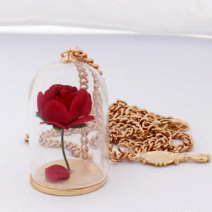 Eternal Rose Fairy Tale Necklace - Floral Fawna