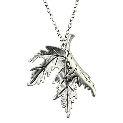 The Falling Leaf Necklace - Floral Fawna