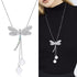 Lovely Dragonfly Pearl Necklace - Floral Fawna