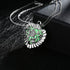 Magical Glow In The Dark Heart Flower Necklace - Floral Fawna