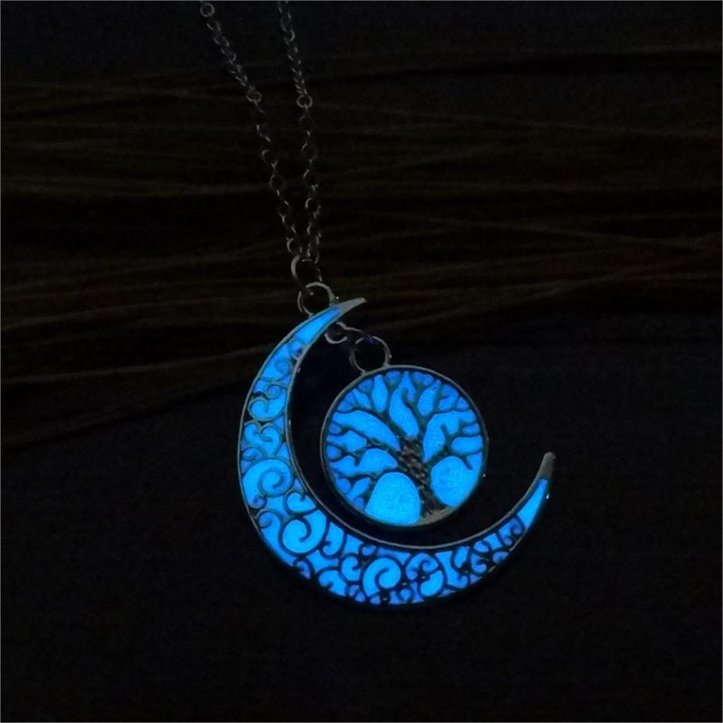 Magical Glow In The Dark Tree Of Life Necklace - Floral Fawna