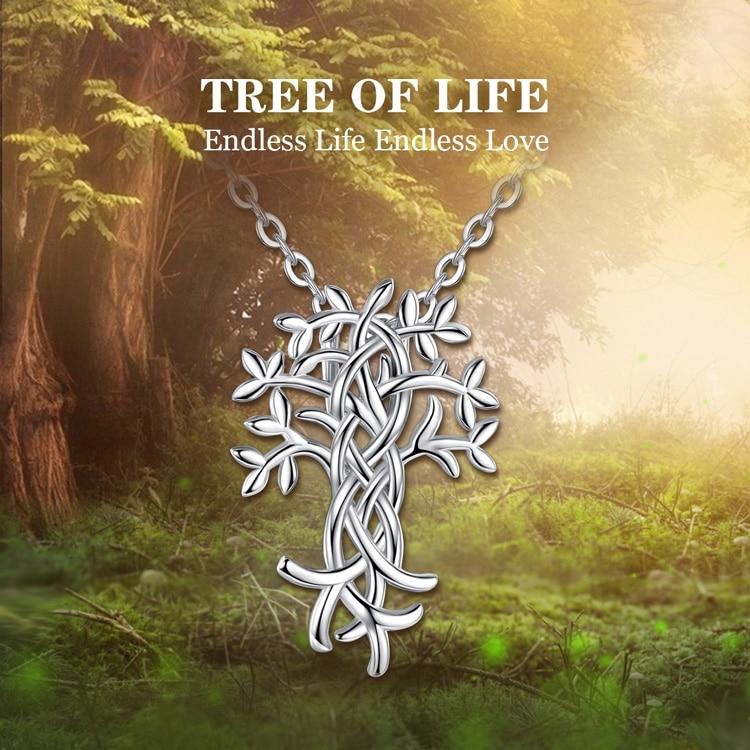 Majestic Tree Of Life Necklace - Floral Fawna