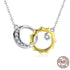 Moon & Sun Love Story Necklace - Floral Fawna