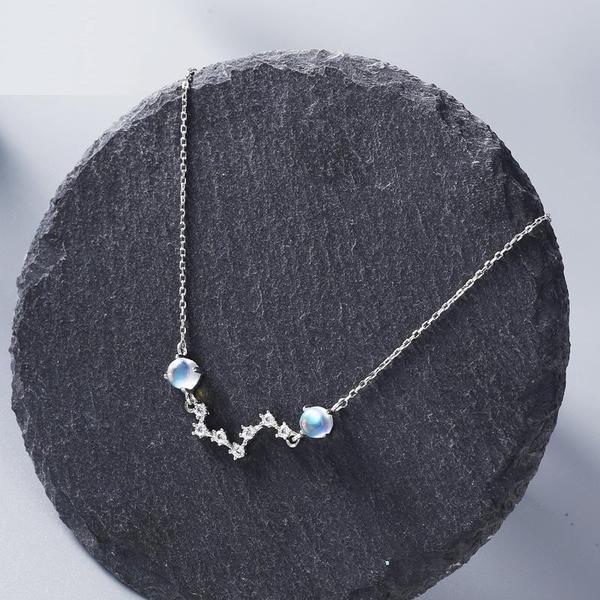 Moonstone Constellation Necklace - Floral Fawna