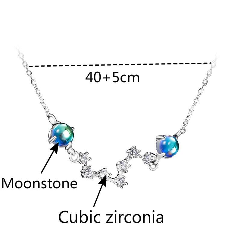 Moonstone Constellation Necklace - Floral Fawna