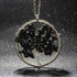 Natural Stones Tree Of Life Necklace - Floral Fawna