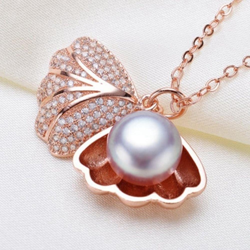 Pearly Shell Mermaid Necklace - Floral Fawna