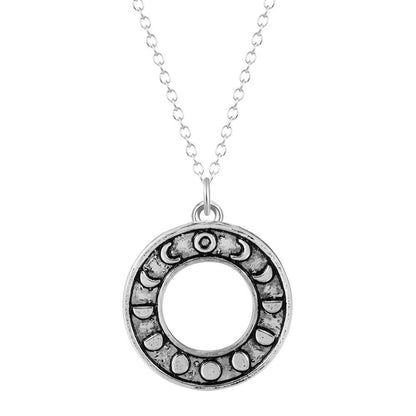 Phases Of The Moon Necklace - Floral Fawna