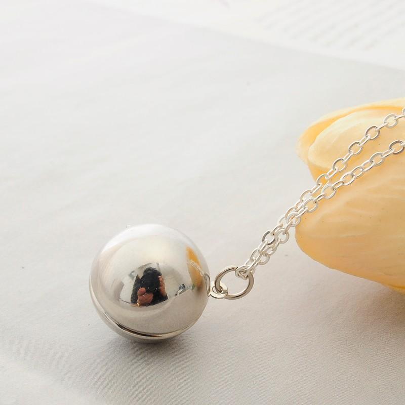 Secret Message Ball Locket Necklace - Floral Fawna