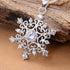 Snowflake Pendant - Floral Fawna