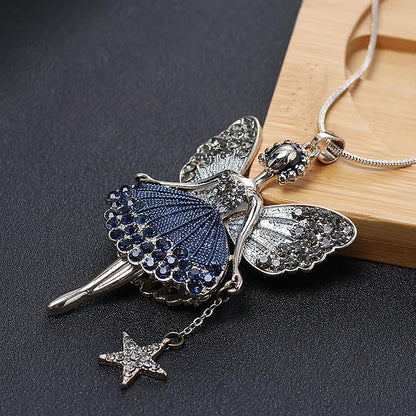 The Fairy Of Winter Necklace - Floral Fawna