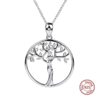 The Tree Of Life Goddess Necklace - Floral Fawna