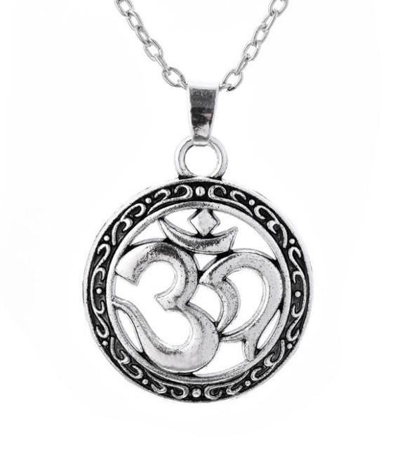 Vintage Style Om Necklace - Floral Fawna