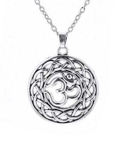 Vintage Style Om Necklace - Floral Fawna