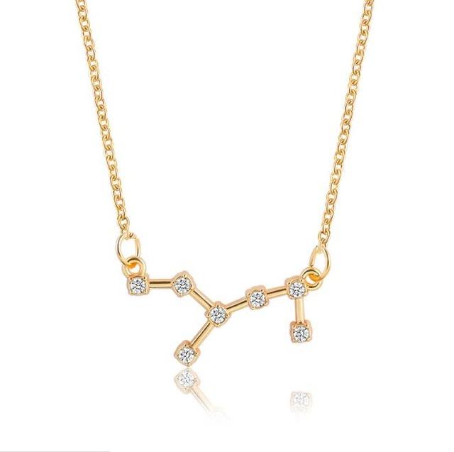 Zodiac Sign Constellation Necklace - Floral Fawna