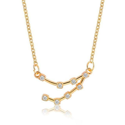 Zodiac Sign Constellation Necklace - Floral Fawna