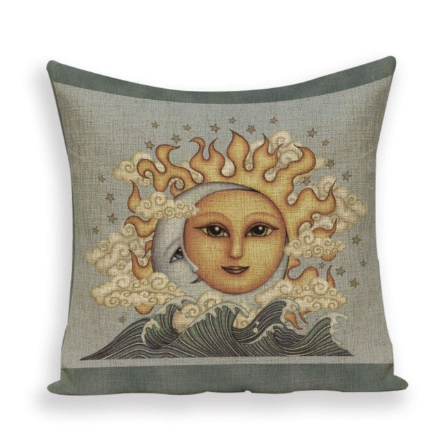 Celestial Cushion Covers - Floral Fawna