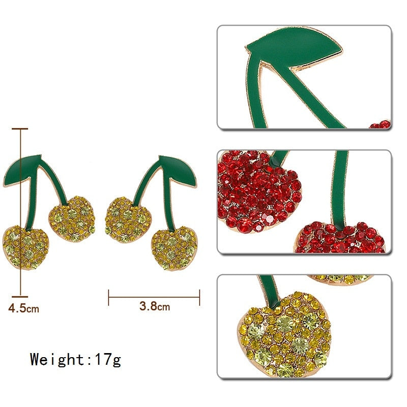 Ethnic Fruit Earrings - Floral Fawna