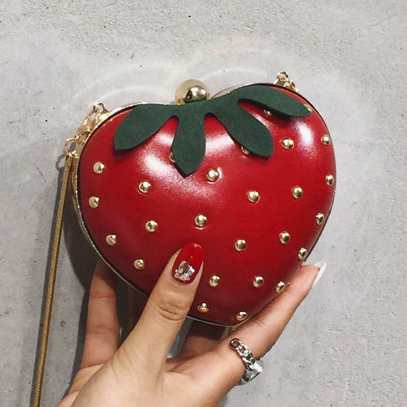 Strawberry Crossbody Bag - Floral Fawna