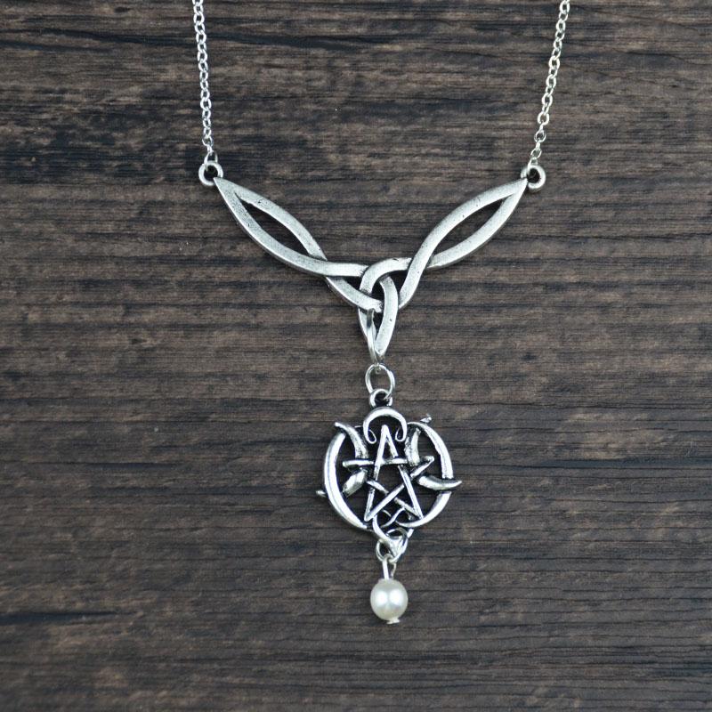 The Celtic Goddess Necklace - Floral Fawna