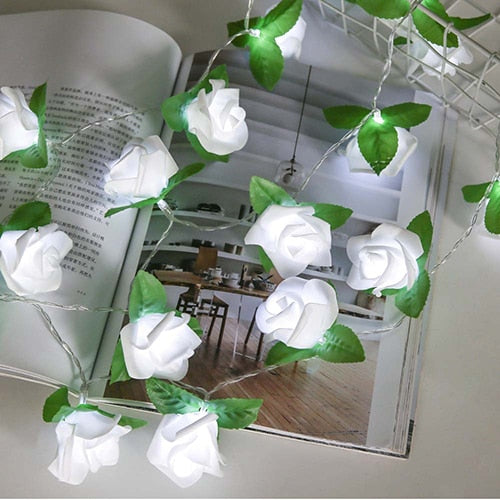 Rose Flower Fairy Night Lights - Floral Fawna