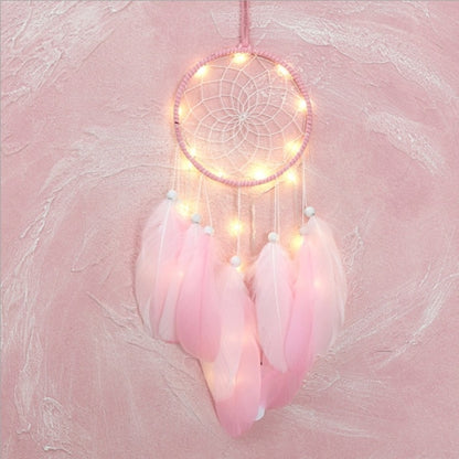 Handmade Dream Catcher with LED lights - Floral Fawna