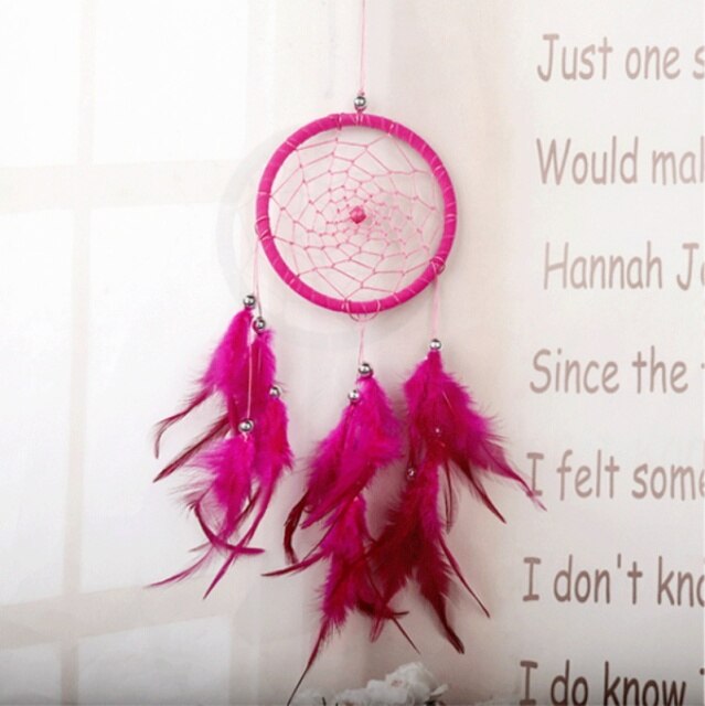 Handmade Dream Catcher with LED lights - Floral Fawna