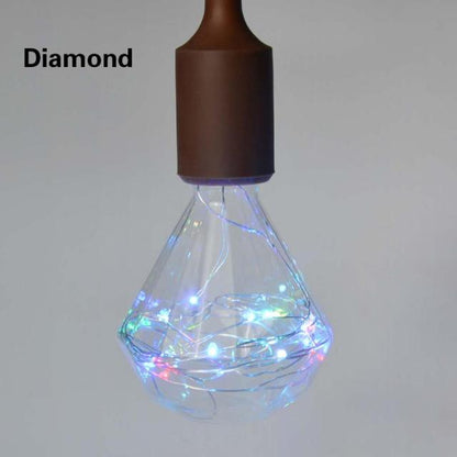 3D LED Galaxy Light Bulb - Floral Fawna