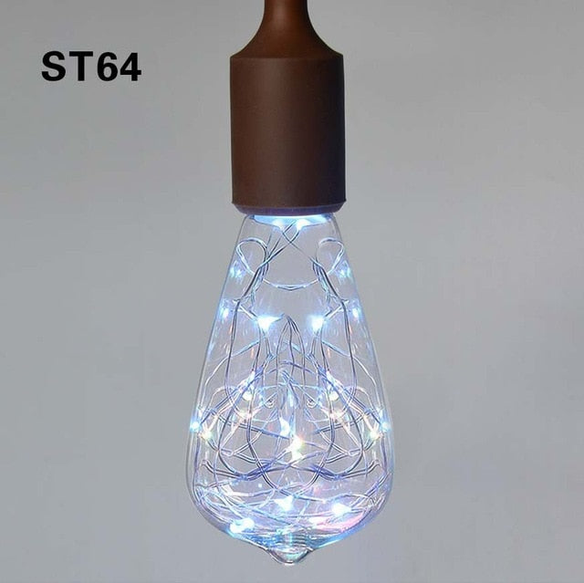 3D LED Galaxy Light Bulb - Floral Fawna