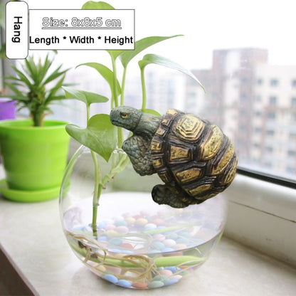 Tortoise Garden Ornament - Floral Fawna