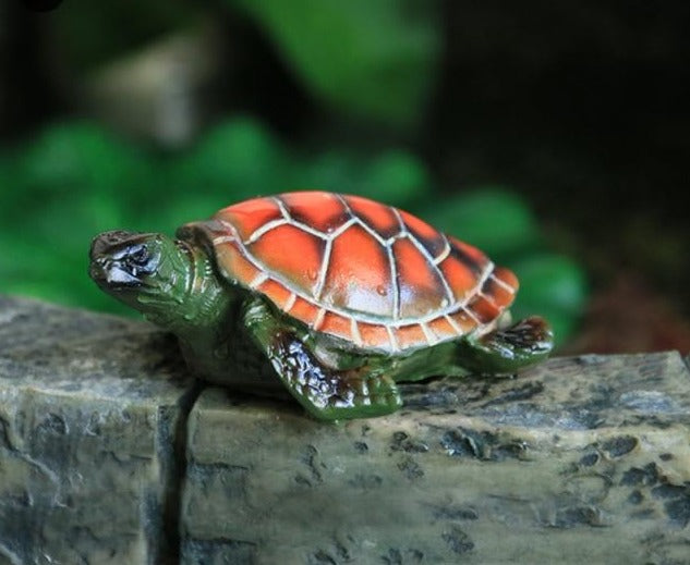 Tortoise Garden Ornament - Floral Fawna