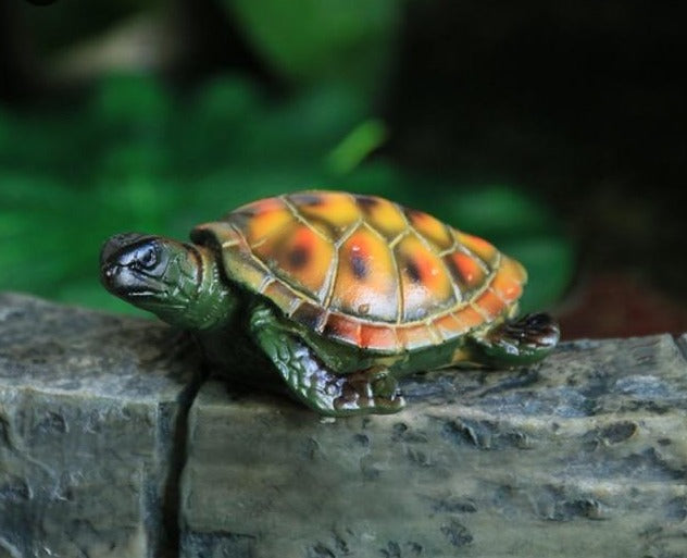 Tortoise Garden Ornament - Floral Fawna