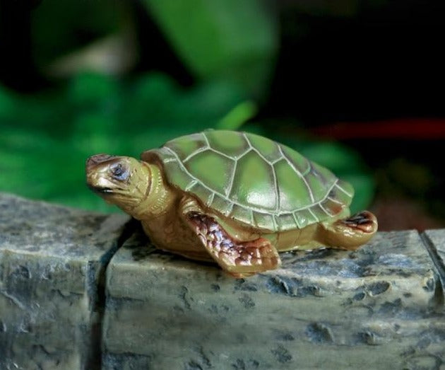 Tortoise Garden Ornament - Floral Fawna